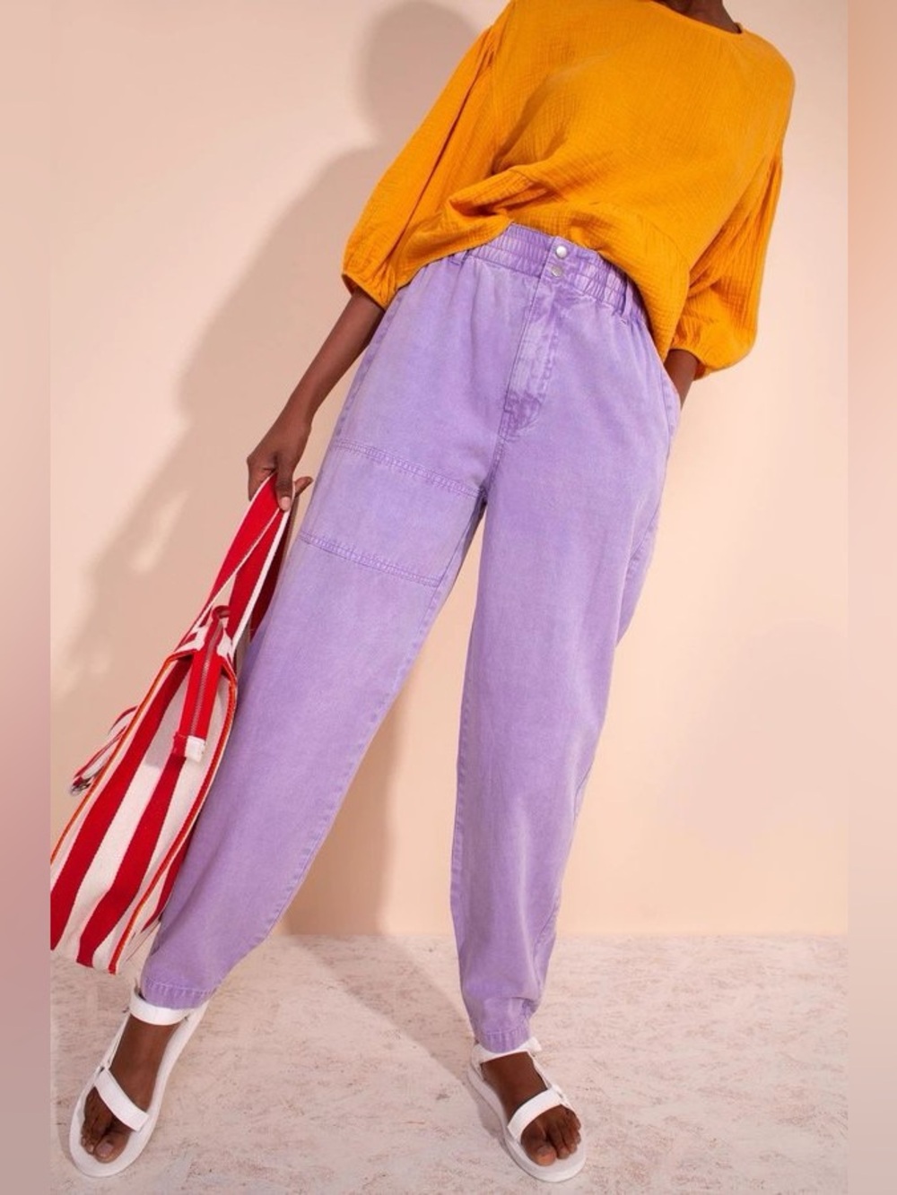 L.F. Market Colin Jeans in Lilac - Picture 3 of 12